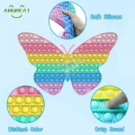 giant rainbow butterfly push pop fidget sensory toy banner 5