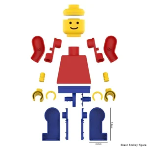 giant smiley figure moc building blocks set banner 1