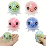 glowing squid squeeze ball stress relief toy banner 1