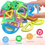 large magnetic building blocks stem educational toy banner 5