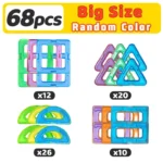 large magnetic building blocks stem educational toy banner 7