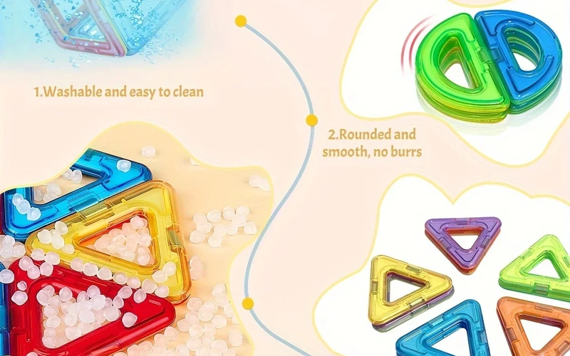 Large Magnetic Building Blocks STEM Educational Toy