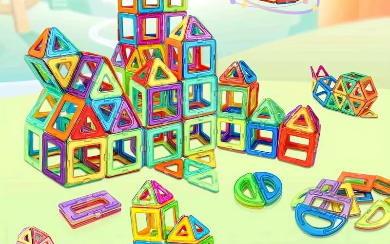 Large Magnetic Building Blocks STEM Educational Toy