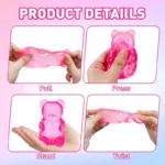 little bear maltose stress relief ball with slow rebound banner 5