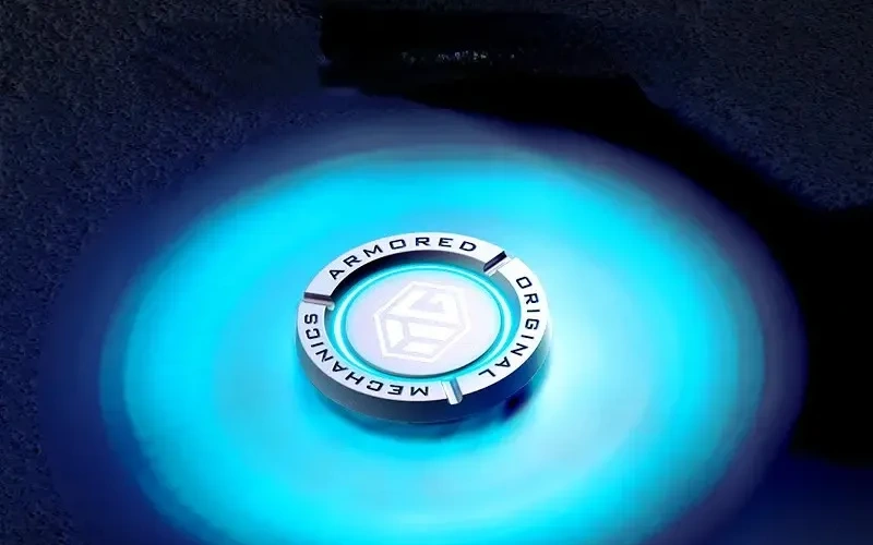 Luminous Metal Fidget Spinner Stress Relief EDC Toy
