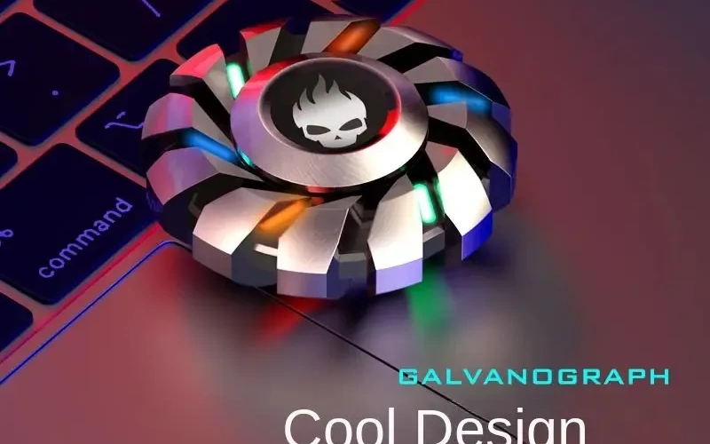 Luminous Metal Fidget Spinner Stress Relief Toy