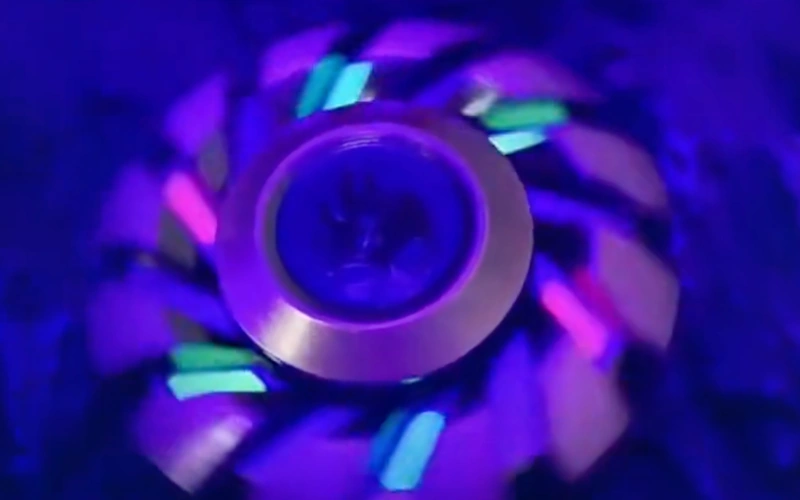 Luminous Metal Fidget Spinner Stress Relief Toy