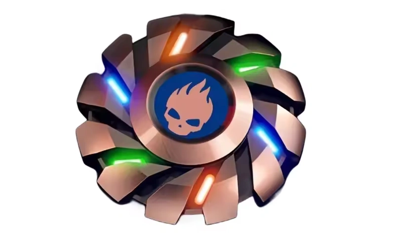 Luminous Metal Fidget Spinner Stress Relief Toy