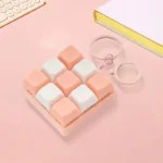 macaron keyboard fidget toy keychain stress relief banner 3