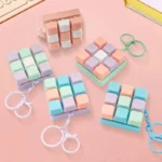macaron keyboard fidget toy keychain stress relief banner 7
