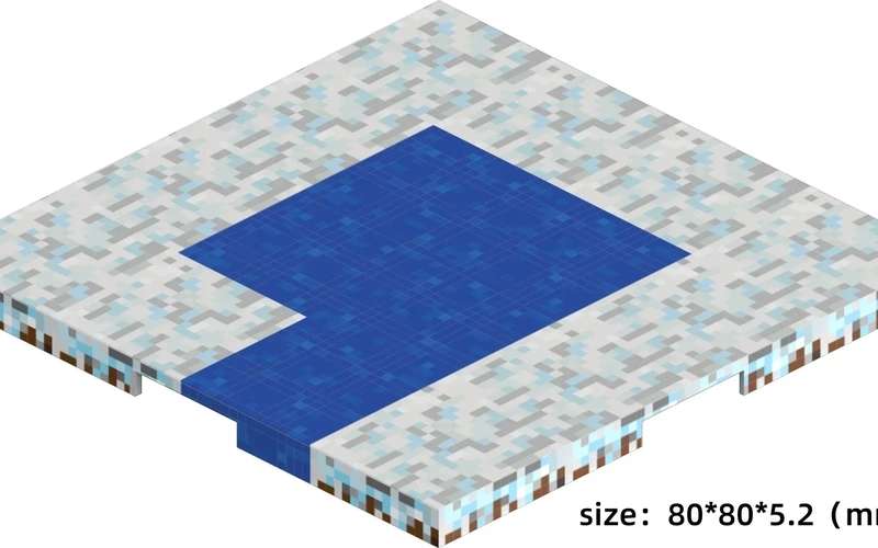 Magnetic Building Block Base Plate Educational Toy