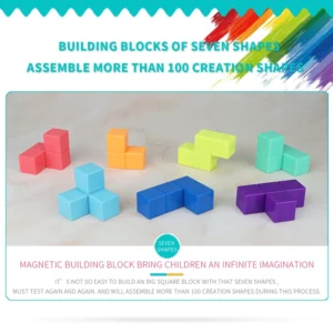 magnetic building blocks educational toy for children banner 2