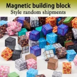 magnetic building blocks mine world stem toy banner 1