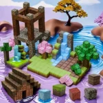 magnetic building blocks mine world stem toy banner 3