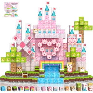 magnetic building blocks princess castle stem toy banner 1