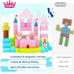 magnetic building blocks princess castle stem toy banner 2