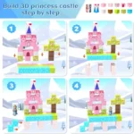 magnetic building blocks princess castle stem toy banner 4