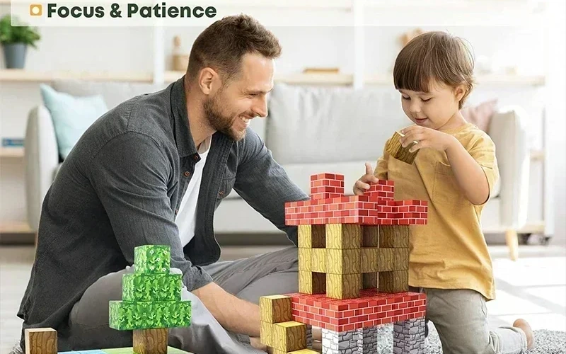 Magnetic Building Blocks STEM Educational Toy for Kids