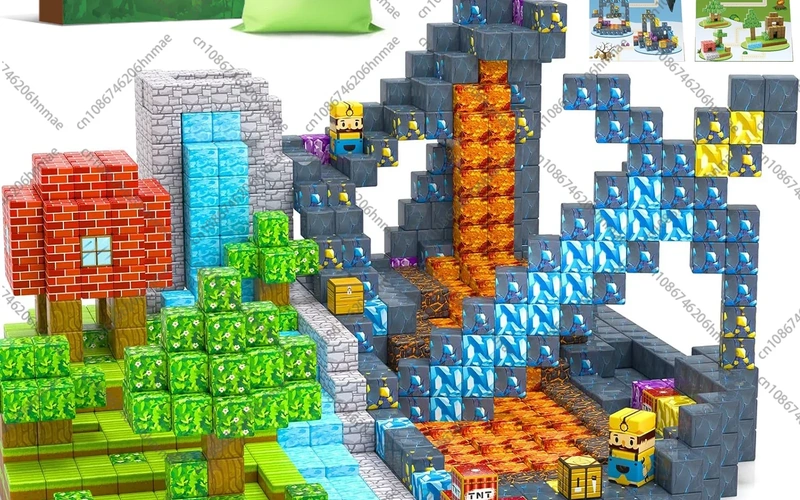 Magnetic Building Blocks STEM Educational Toy for Kids