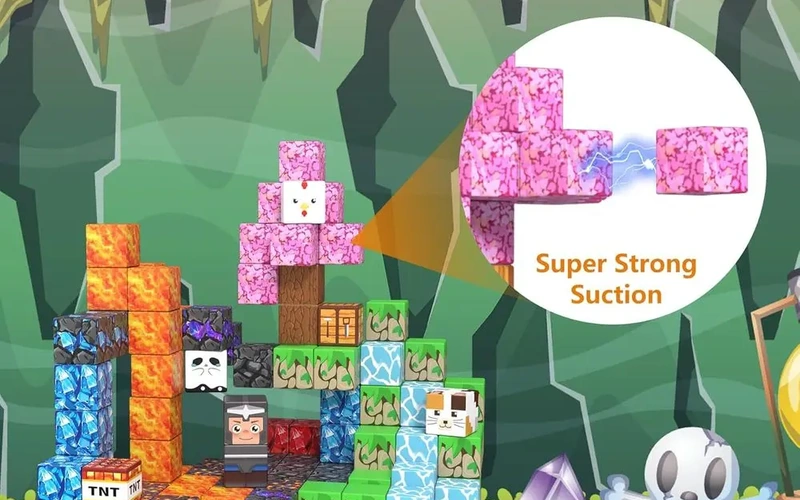 Magnetic Building Blocks STEM Sensory Fidget Cubes