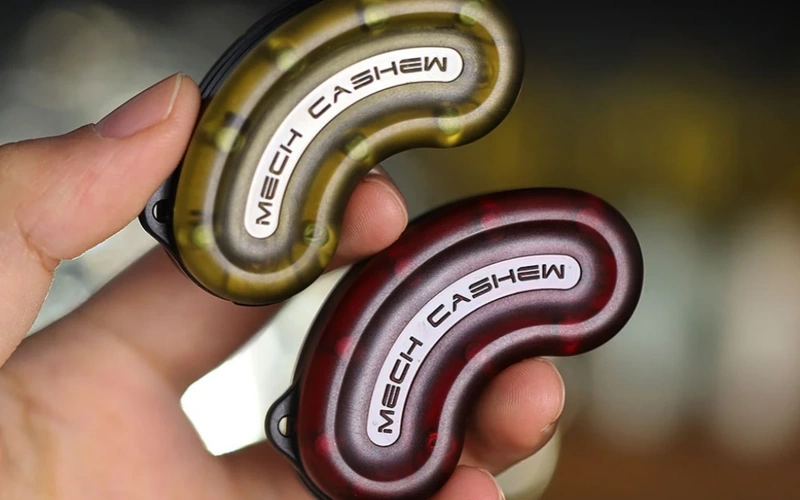 Magnetic Cashew Push Slider EDC Fidget Spinner Toy
