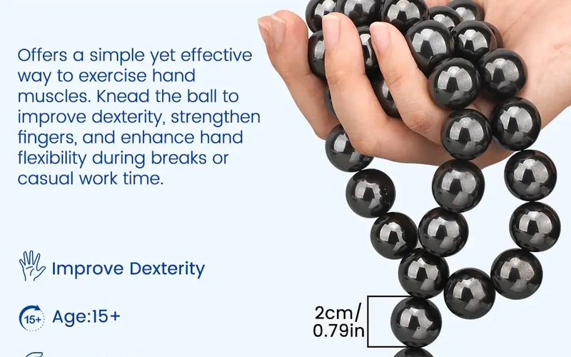 Magnetic Fidget Balls Metal Desk Toy Adults