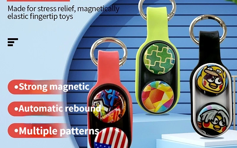 Magnetic Fidget Spinner Stress Relief Decompression Toy