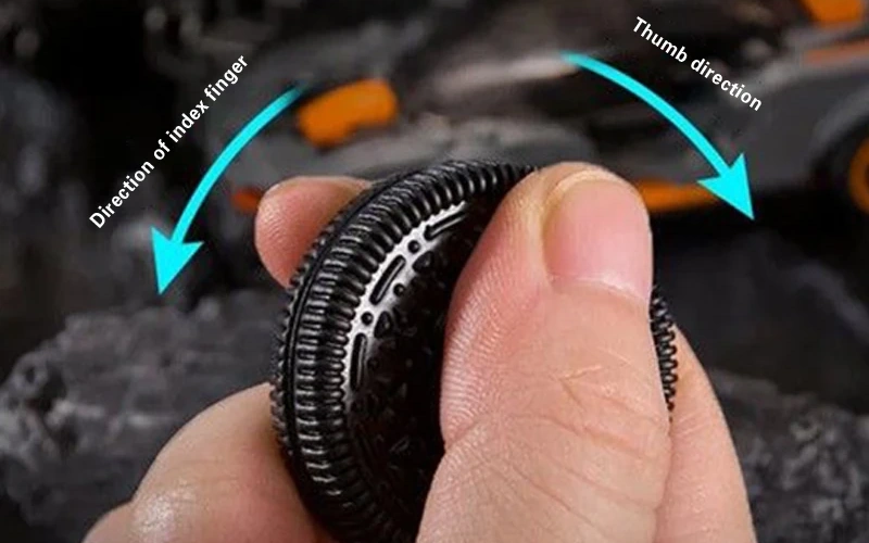 Magnetic Metal Fidget Coin Push Block Toy