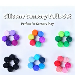magnetic silicone sensory balls textured stress relief toy banner 2