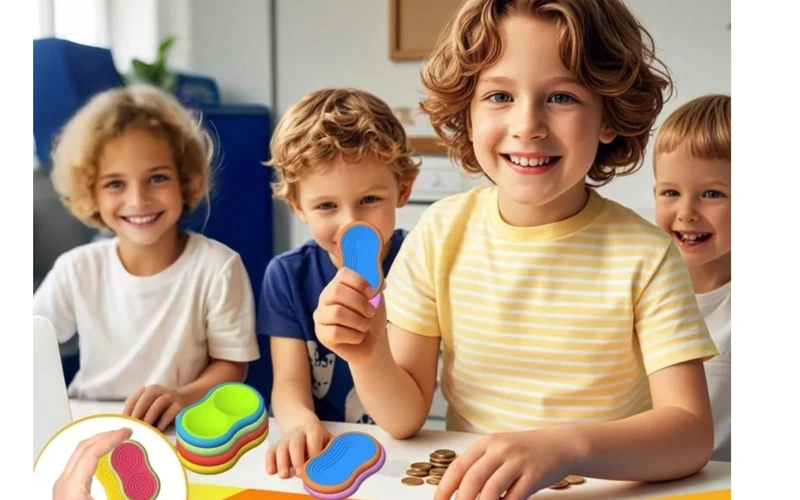 Magnetic Silicone Sensory Fidget Slider Decompression Toy