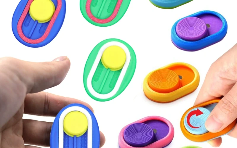 Magnetic Slider Fidget Toy for Stress Relief