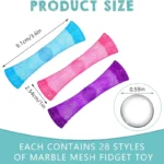 marble mesh fidget toys sensory stress relief banner 6