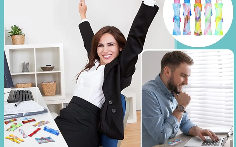 Marble Mesh Fidget Toys Sensory Stress Relief