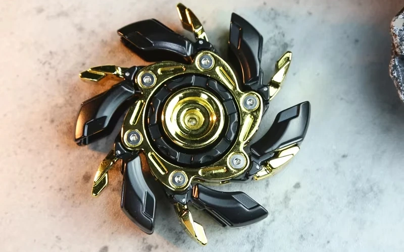 Mecha Transform Metal EDC Fidget Spinner Toy