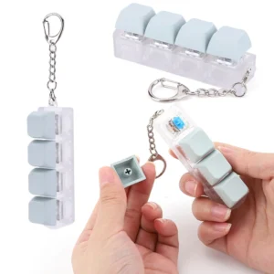 mechanical keyboard keycap fidget toy stress relief keychain banner 1