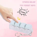 mechanical keyboard keycap fidget toy stress relief keychain banner 2