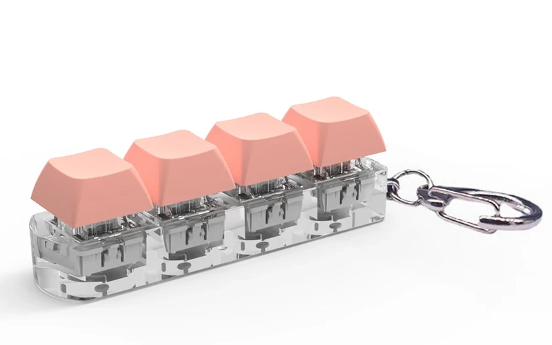 Mechanical Keyboard Keycap Fidget Toy Stress Relief Keychain