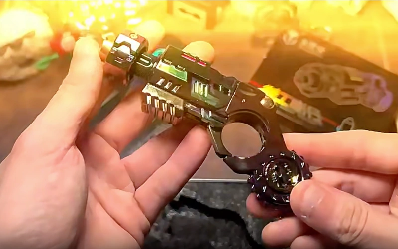 Metal Alloy Shell Ejecting Pistol Stress Relief Toy