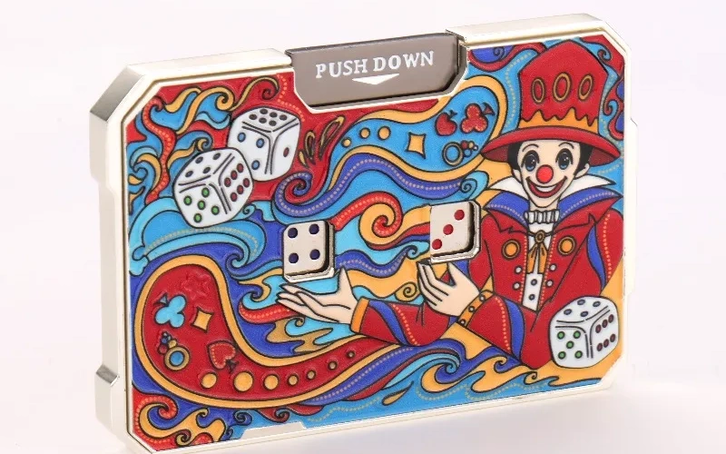 Metal Dice Roulette Fidget Spinner Stress Relief Toy