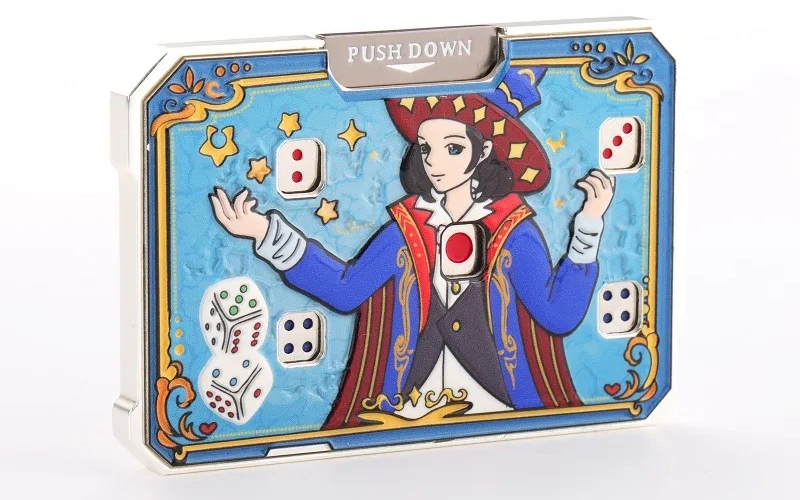 Metal Dice Roulette Fidget Spinner Stress Relief Toy