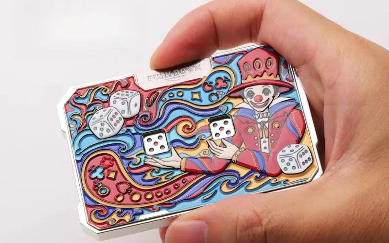 Metal Dice Roulette Fidget Spinner Stress Relief Toy