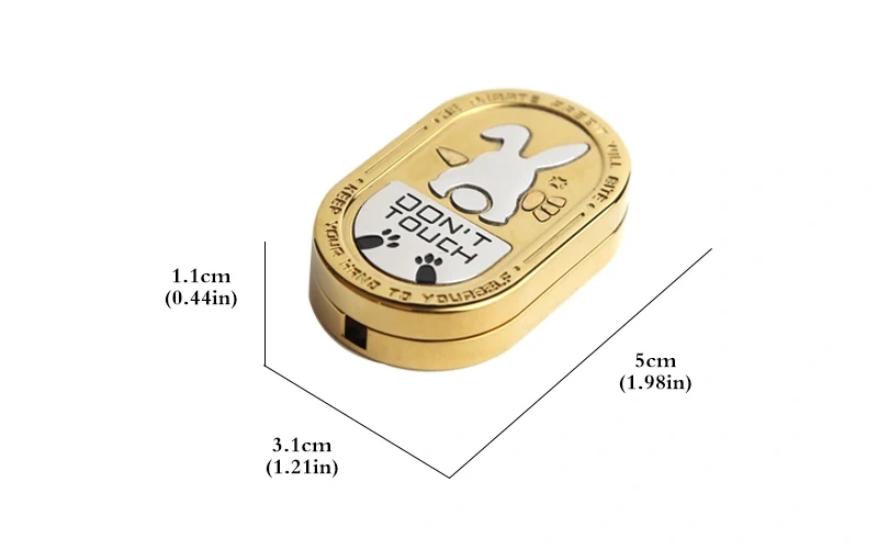 metal edc fidget slider rabbit stress relief feature 1