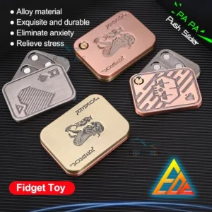 metal fidget push slider stress relief toy banner 1