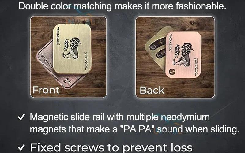 Metal Fidget Push Slider Stress Relief Toy