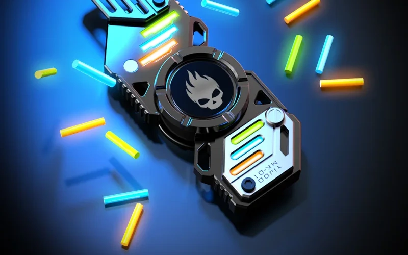 Metal LED Fidget Spinner Stress Relief Toy