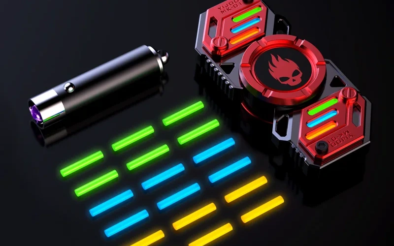 Metal LED Fidget Spinner Stress Relief Toy