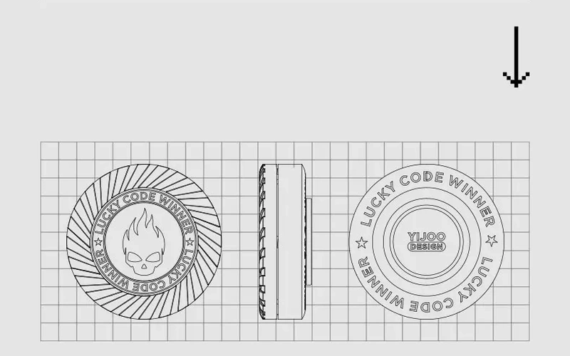 Metal Magnetic Fidget Slider Stress Relief Adult Toy