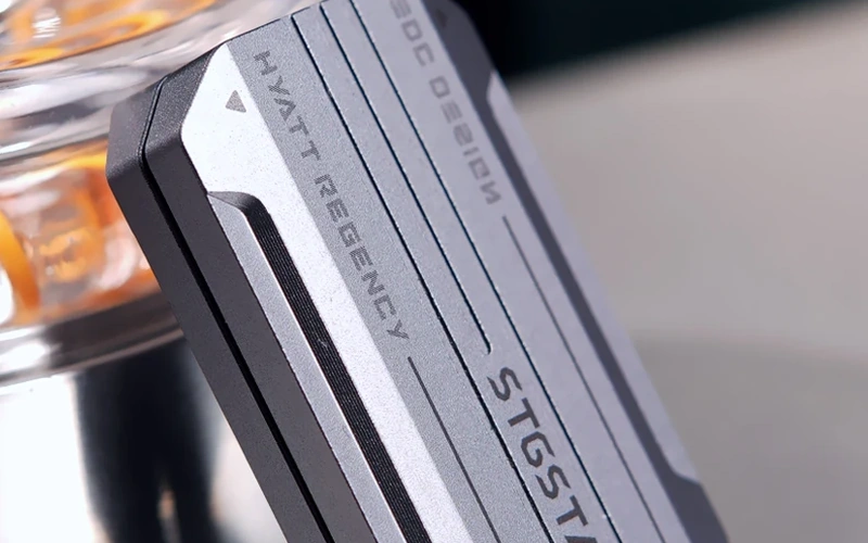 Metal Push Pop Fidget Keychain Stress Relief