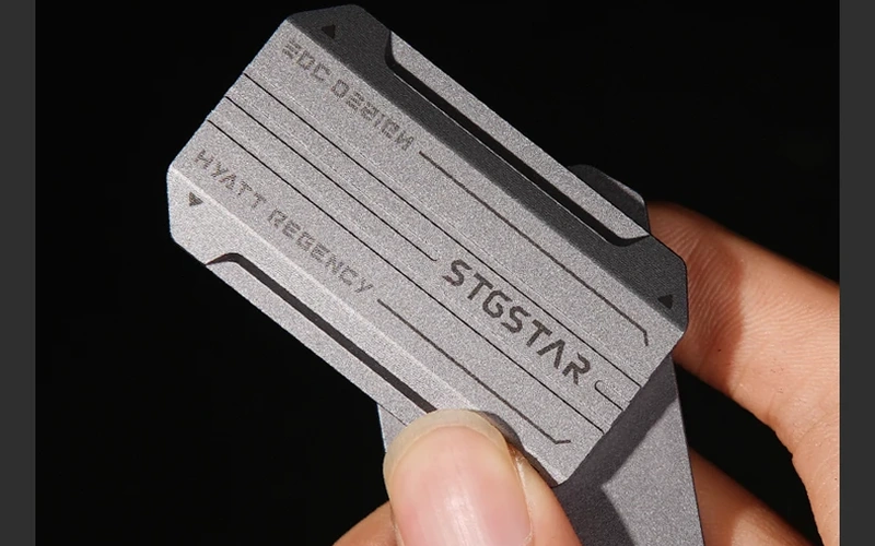 Metal Push Pop Fidget Keychain Stress Relief