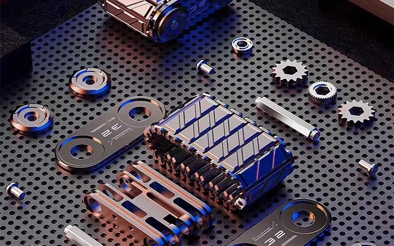 Metal Tank Fidget Roller Stress Relief Toy